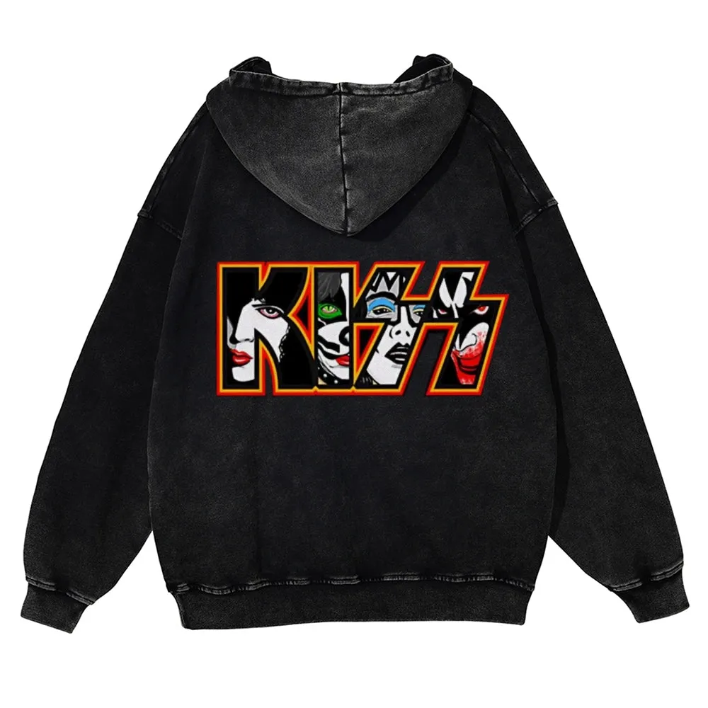 Parihar Men's Rock Band Pullover Hoodies