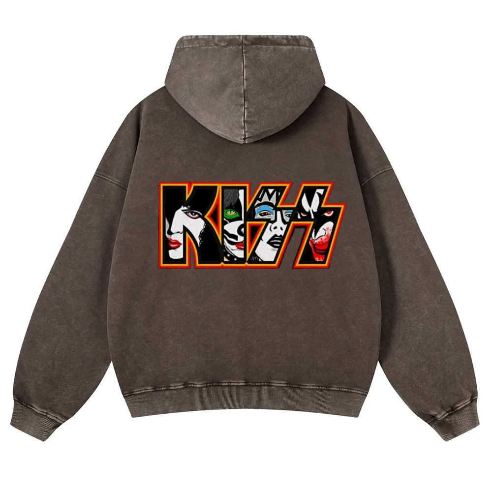Parihar Men's Rock Band Pullover Hoodies