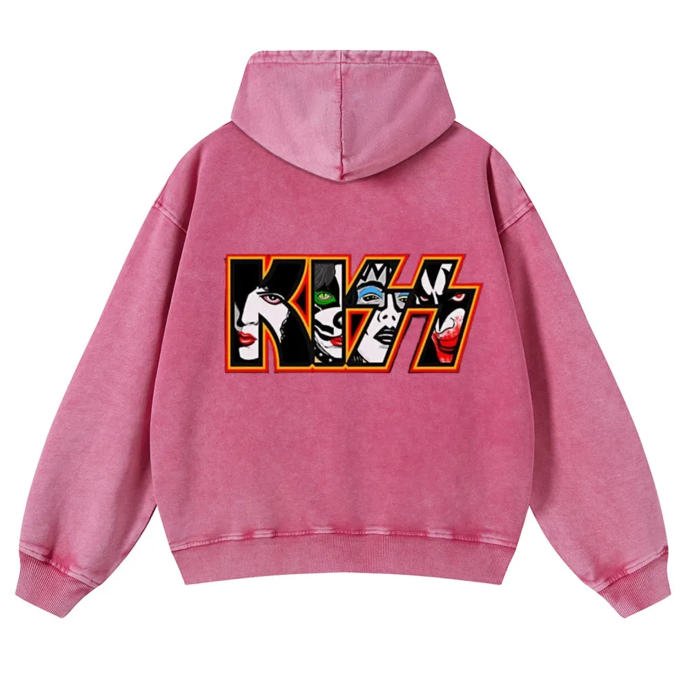 Parihar Men's Rock Band Pullover Hoodies