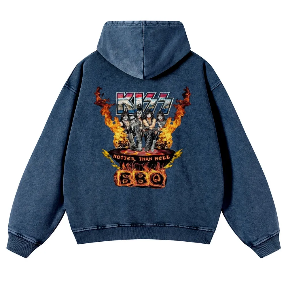 Parihar Men's Rock Band Pullover Hoodies