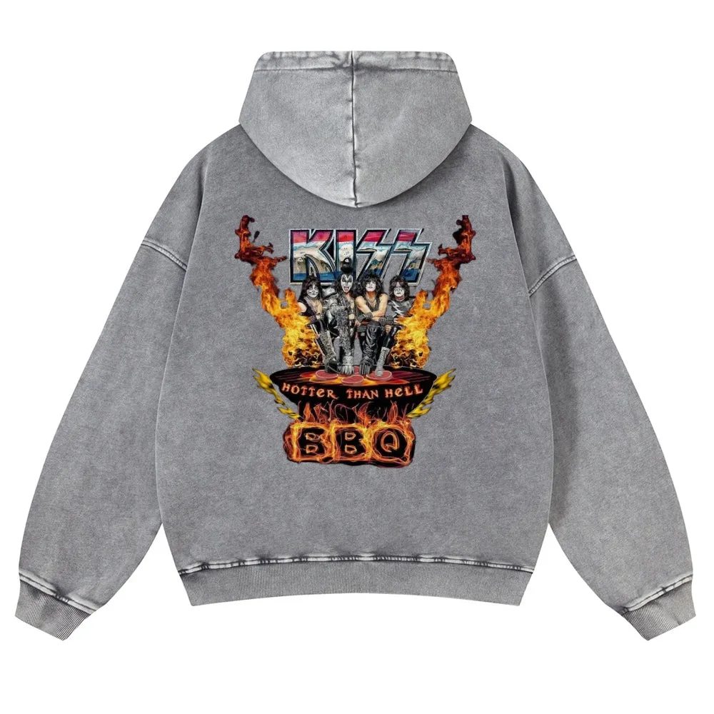Parihar Men's Rock Band Pullover Hoodies