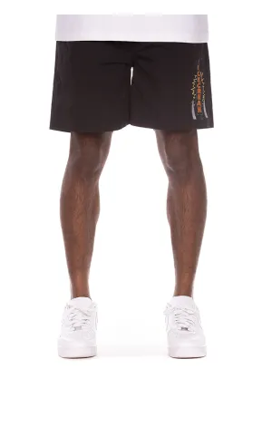 Peace Shorts -  Black