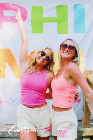 Phi Mu I Love Mu Say It Back Crewneck & Shorts Set