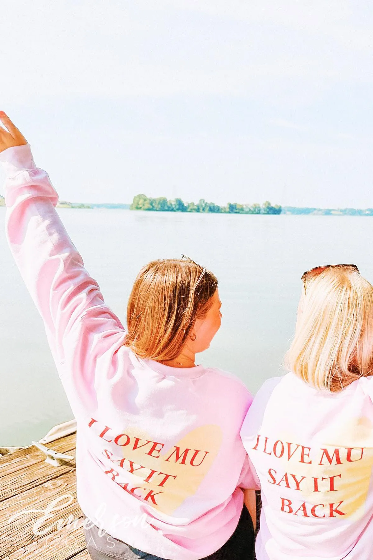 Phi Mu I Love Mu Say It Back Crewneck & Shorts Set