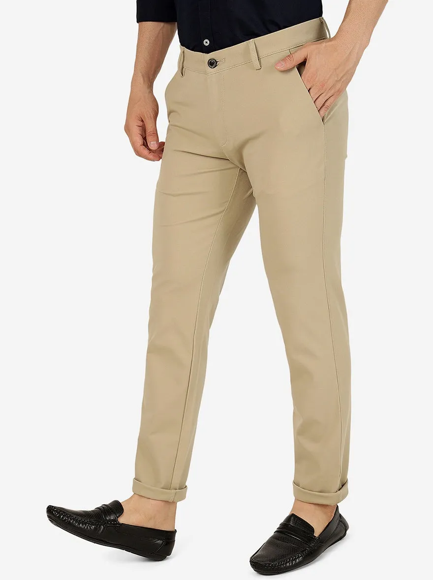 Pista Solid Venice Fit Casual Trouser | JadeBlue