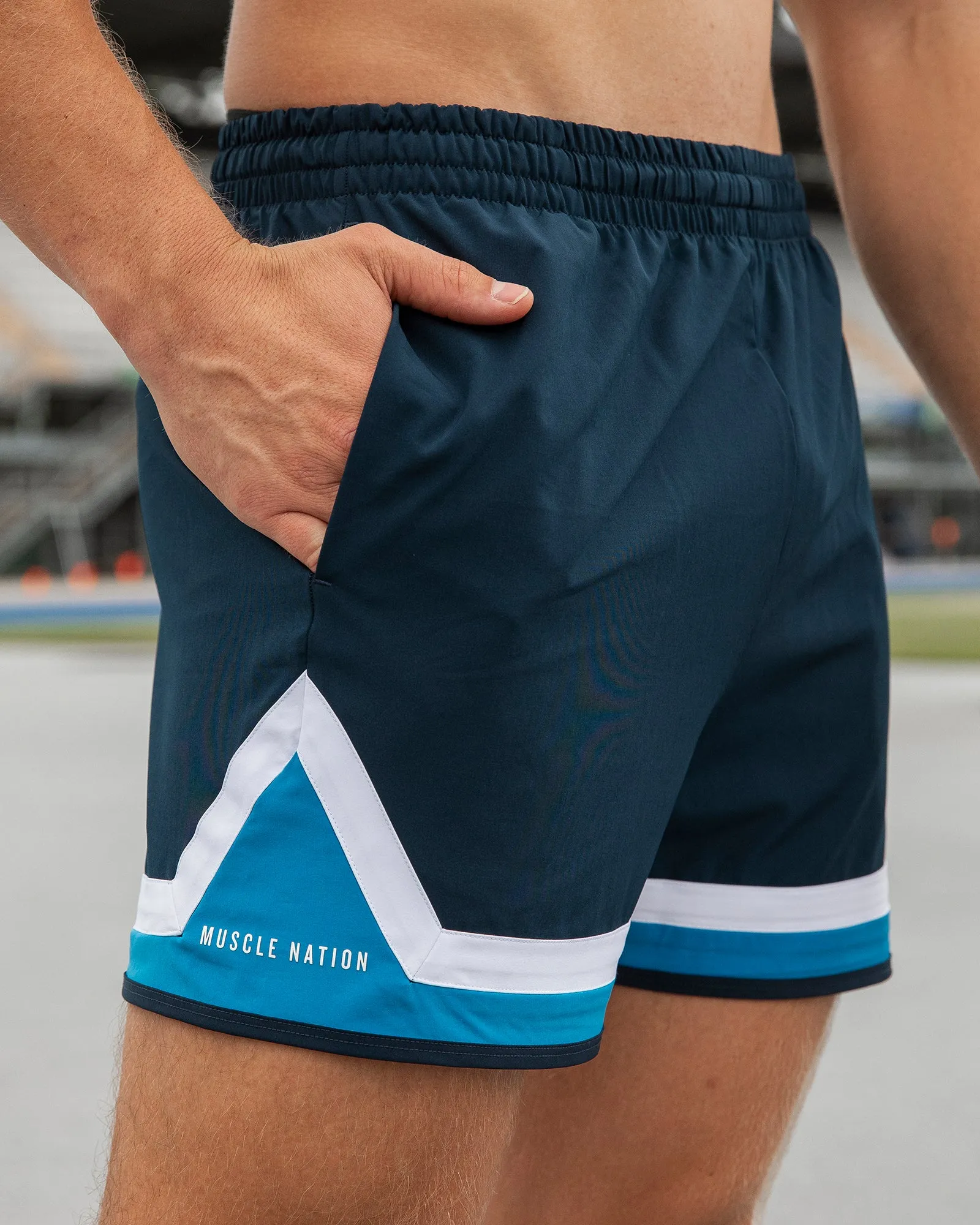 Player 4" Active Shorts - Navy