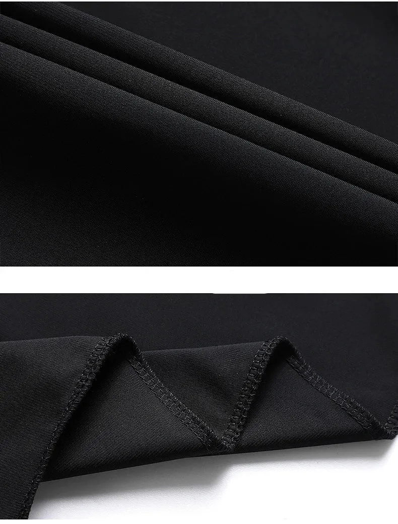 Plus-Size Men’s Ice Silk Sweatpants – High-Elastic Gym Joggers