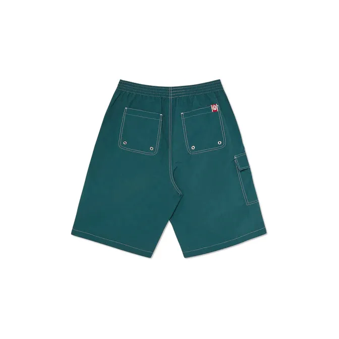 Polar Spiral Swim Shorts Dark Green