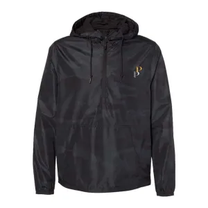 Posh Poverty Black Camo Pullover Windbreaker