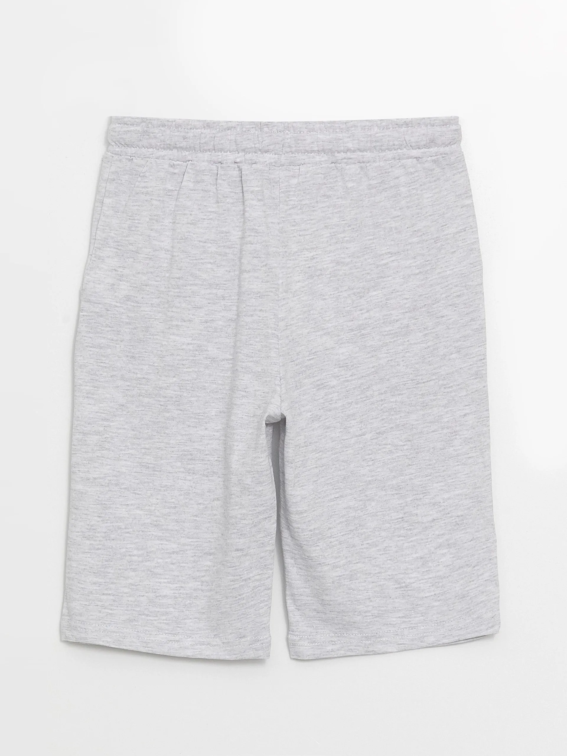Printed Boys Shorts With Elastic Waist