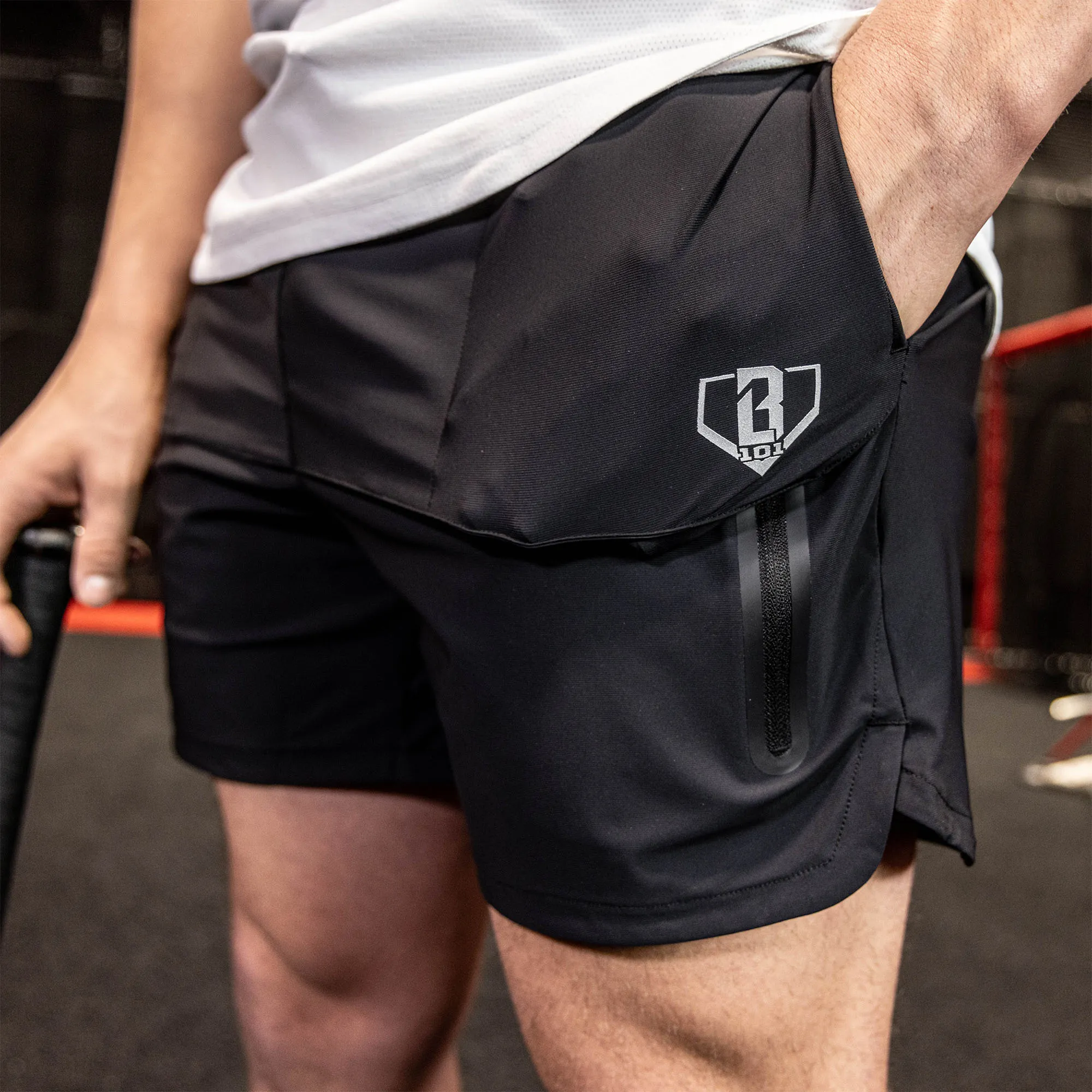 Pro Series Overlay Shorts - Black