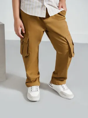 "AOKI" Cargo Fit Twill Trouser