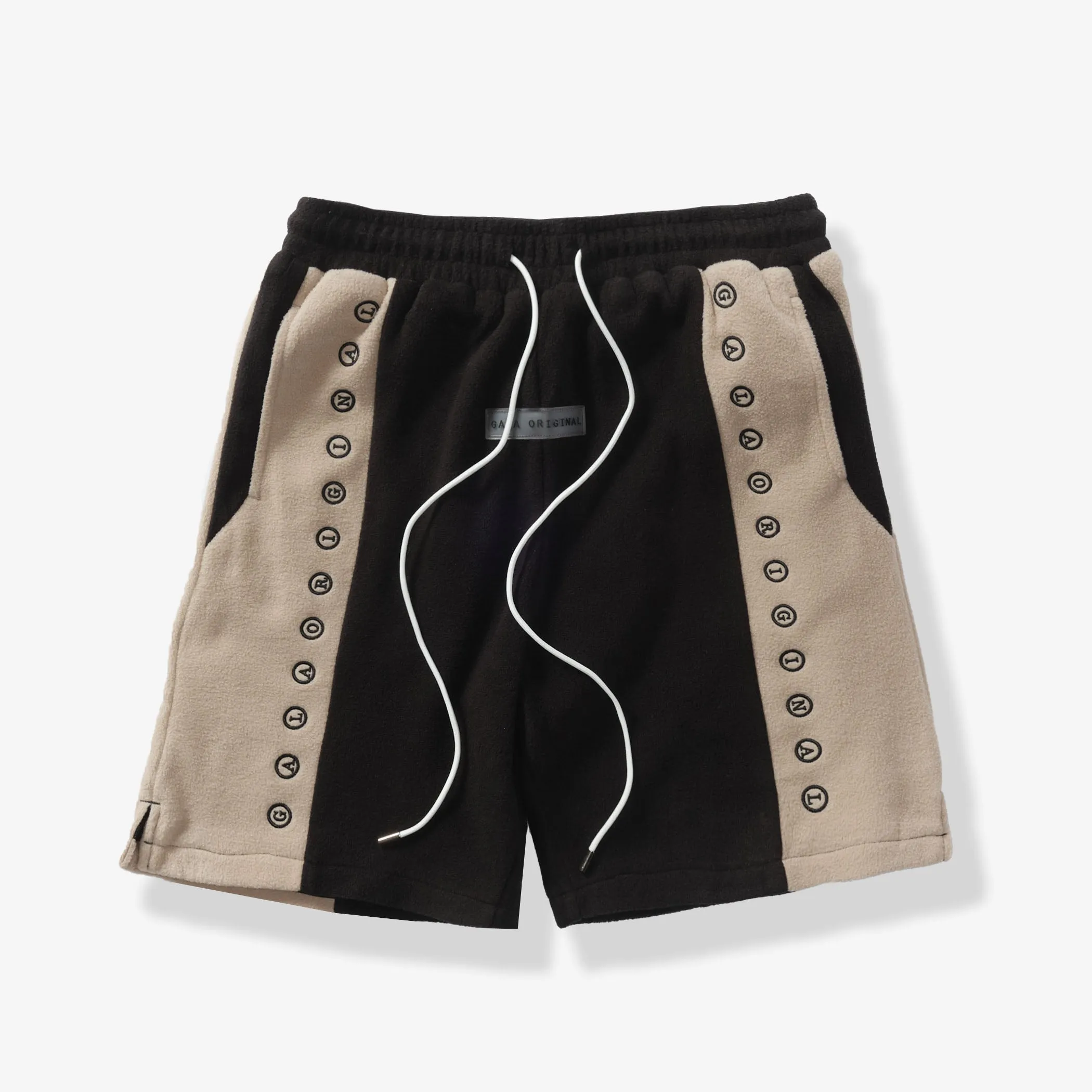"Chop" Fleece Shorts (tan)