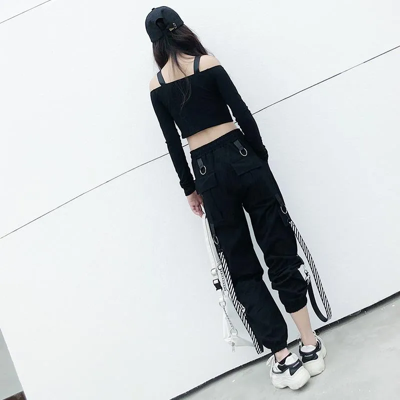 "DARK ELASTIC" PANTS N072701
