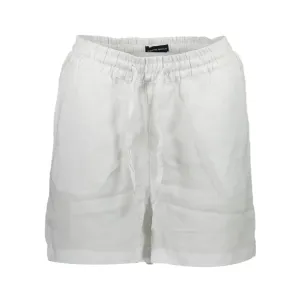 REGULAR FIT WITH ELASTIC WAIST SHORT WHITE