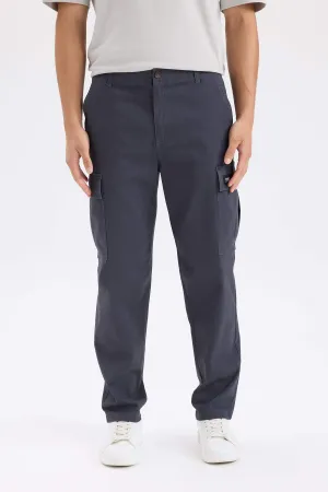 Relax Fit Pocket Straight Leg Cargo Pants