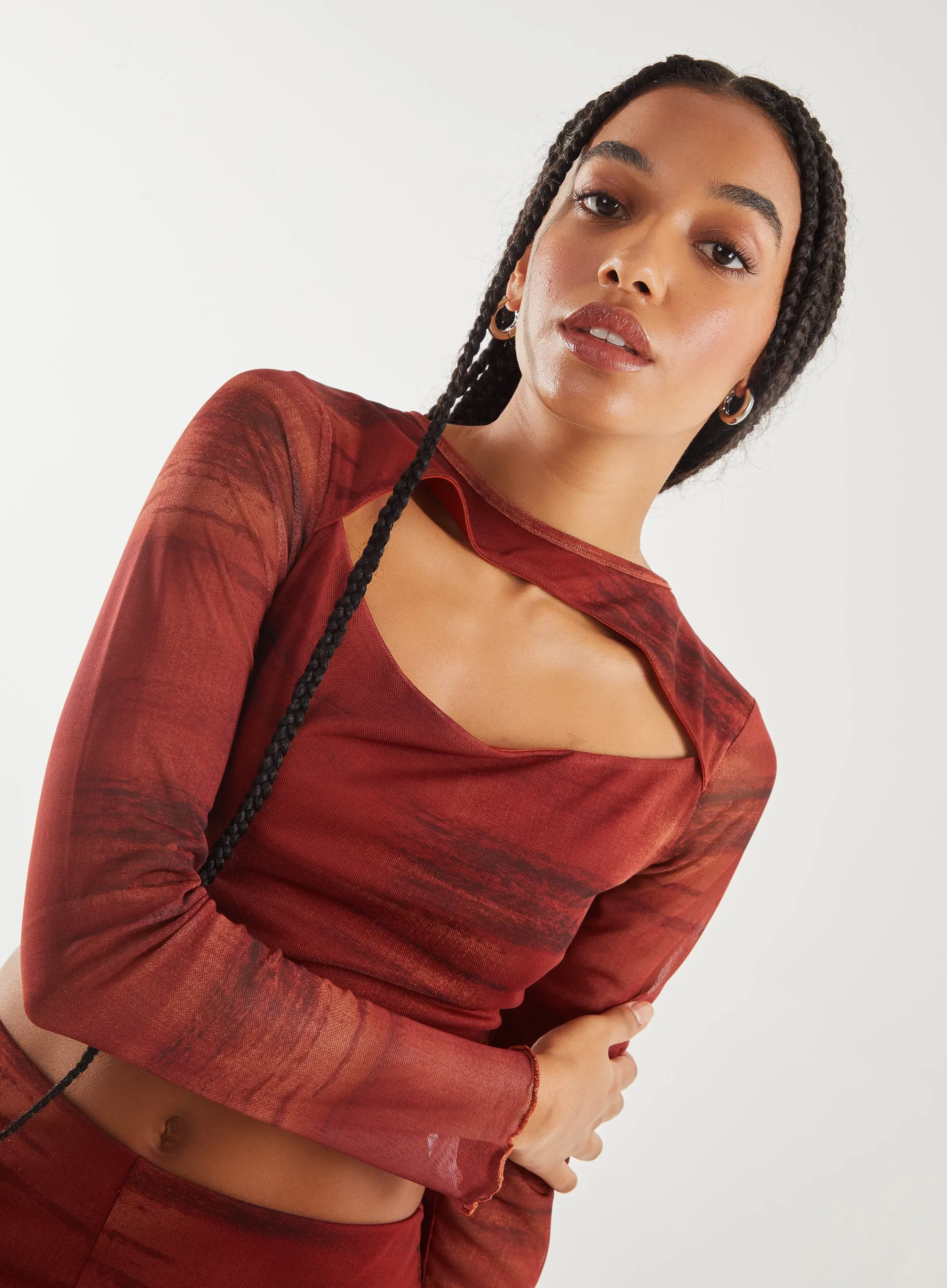 Saturn Long Sleeve Letterbox Top