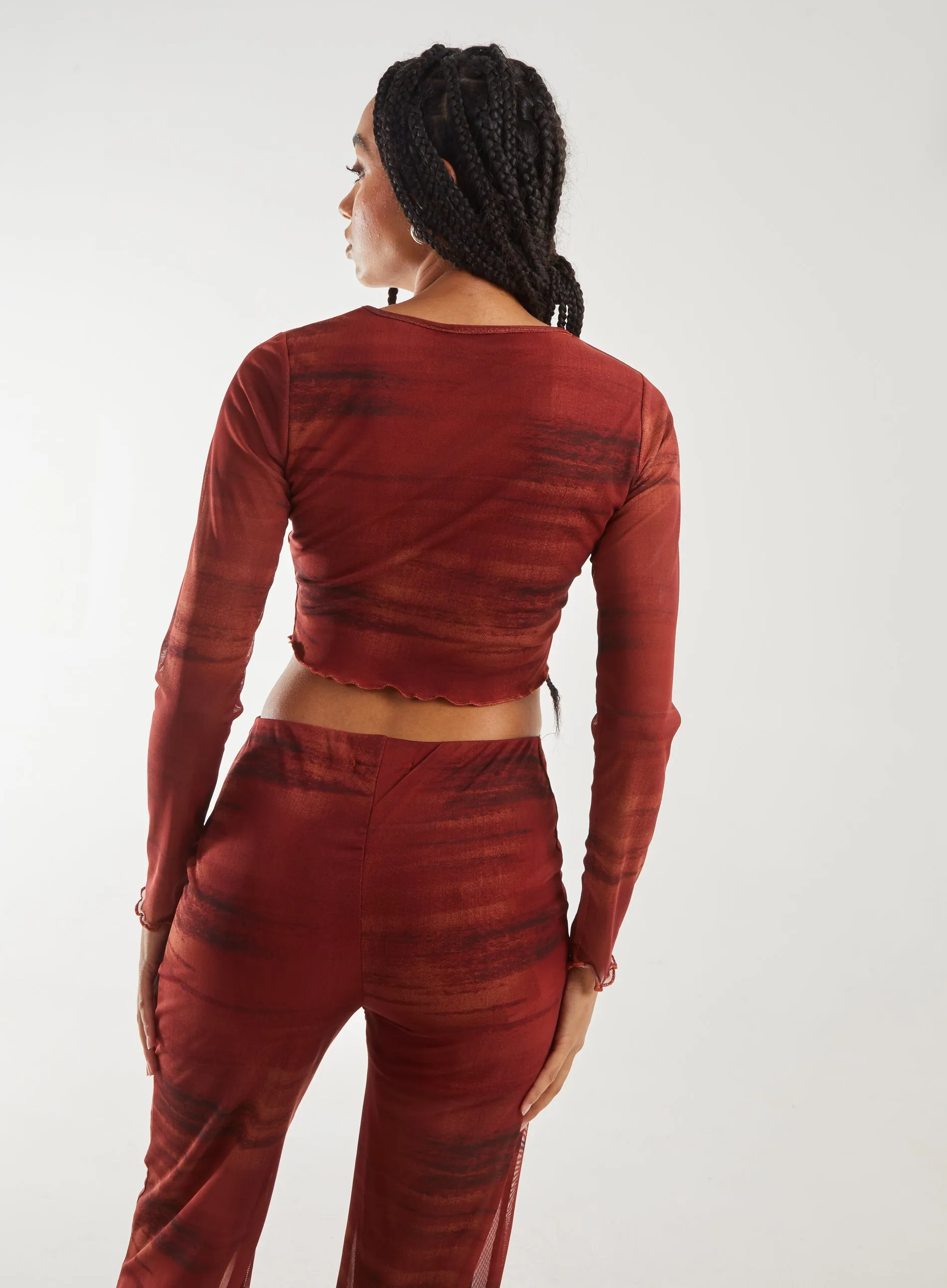 Saturn Long Sleeve Letterbox Top