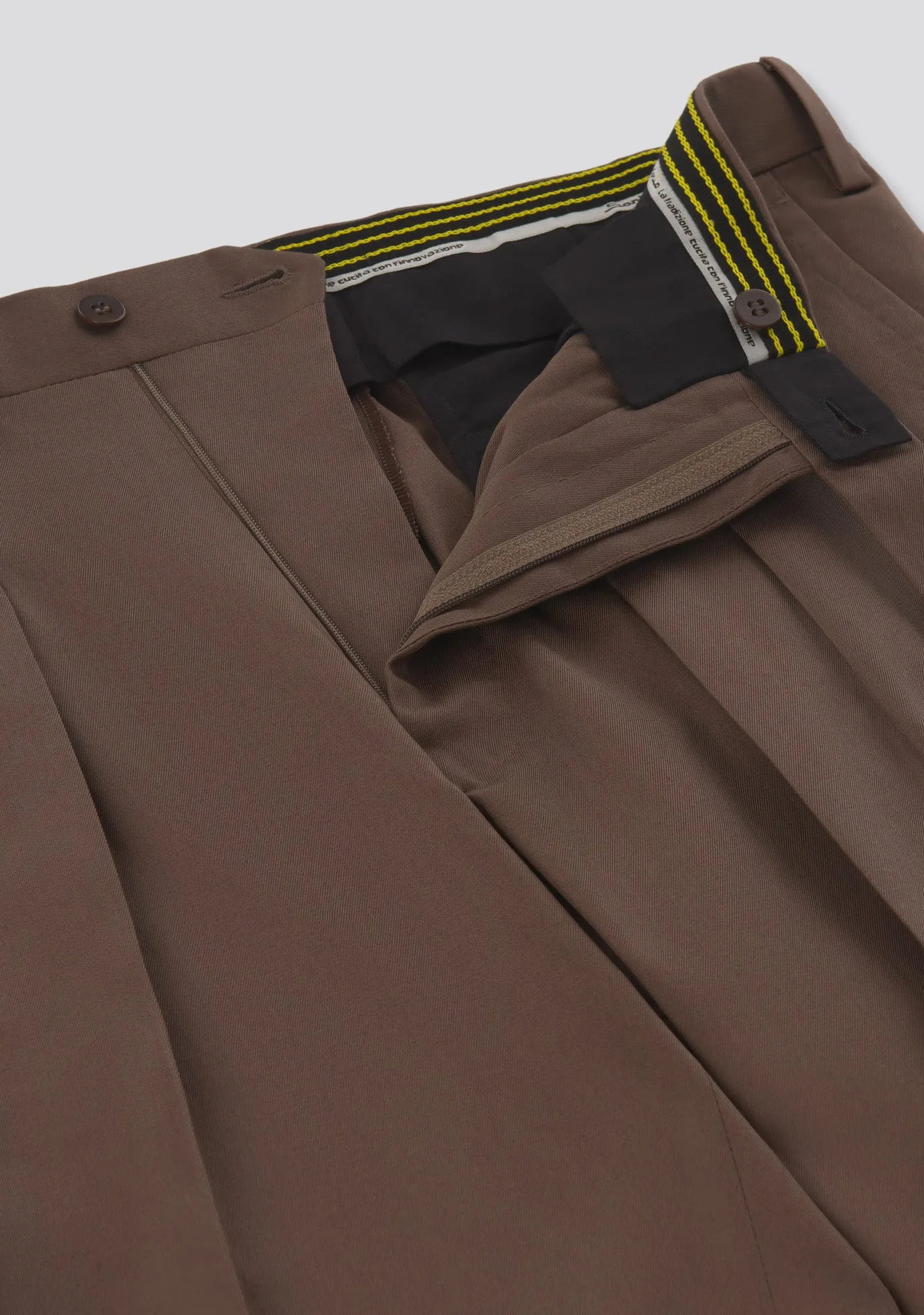 Savannah Brown Cotton Cargo Trousers
