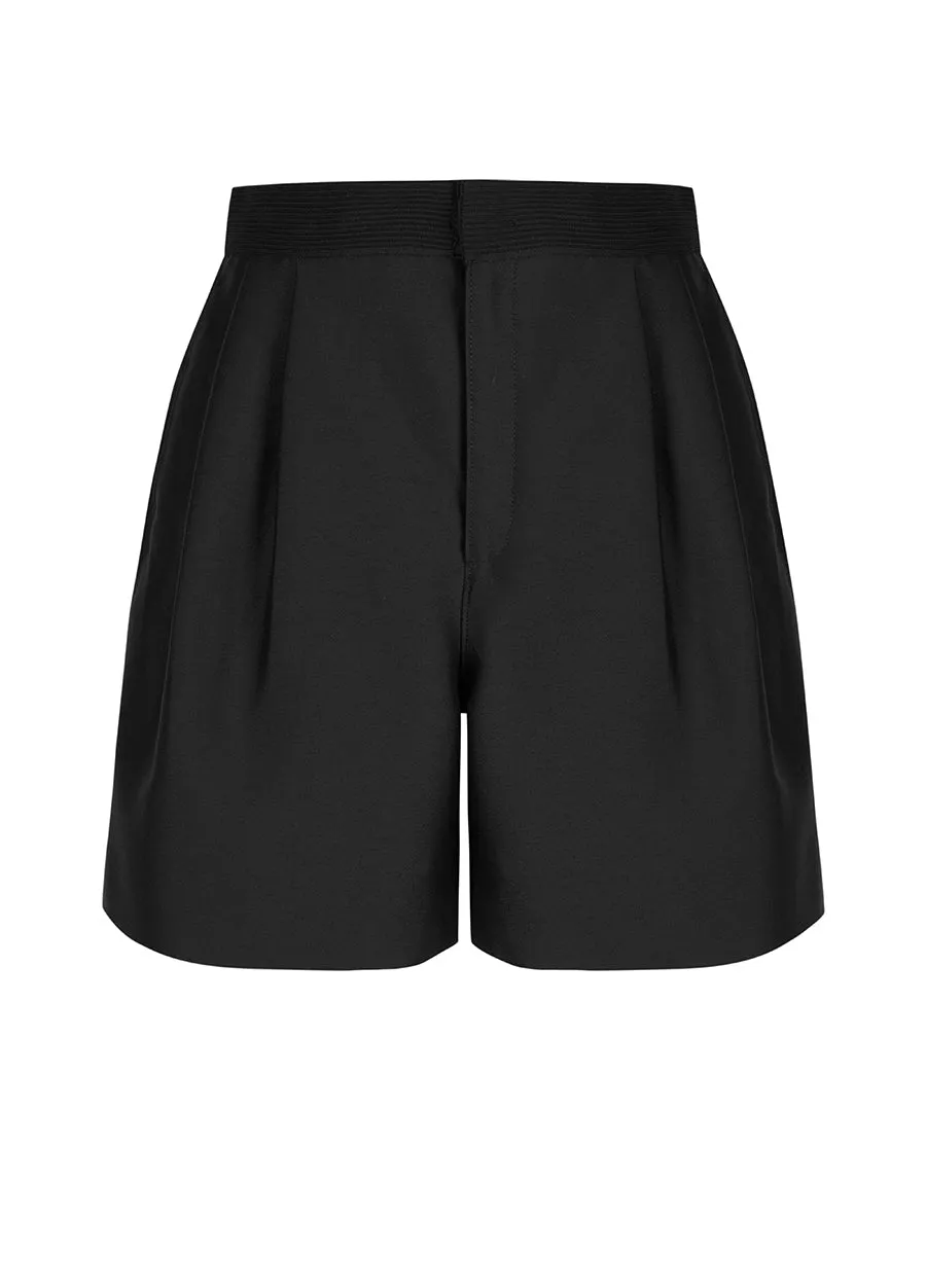 Shorts / JNBY Wool-blend Silk Elastic Waist Shorts