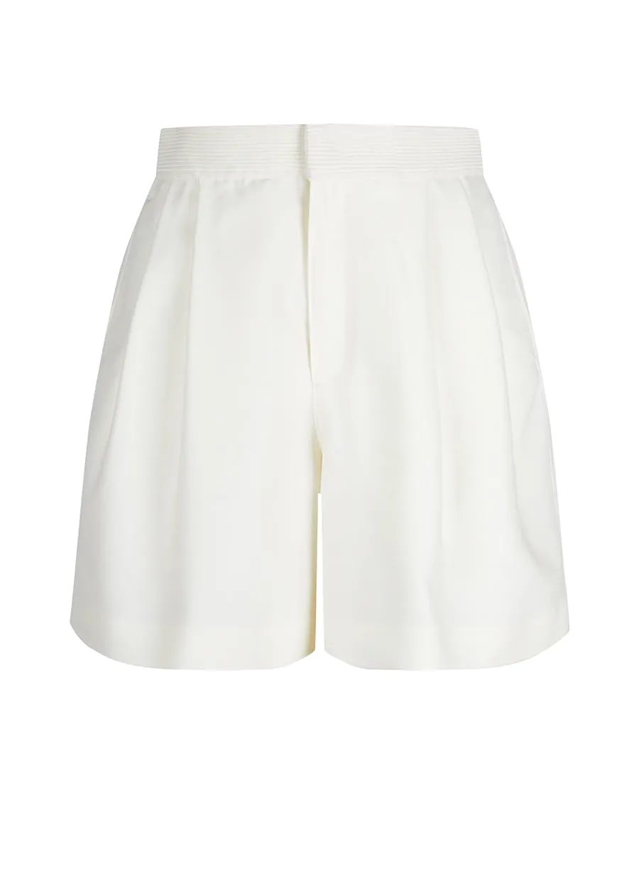 Shorts / JNBY Wool-blend Silk Elastic Waist Shorts