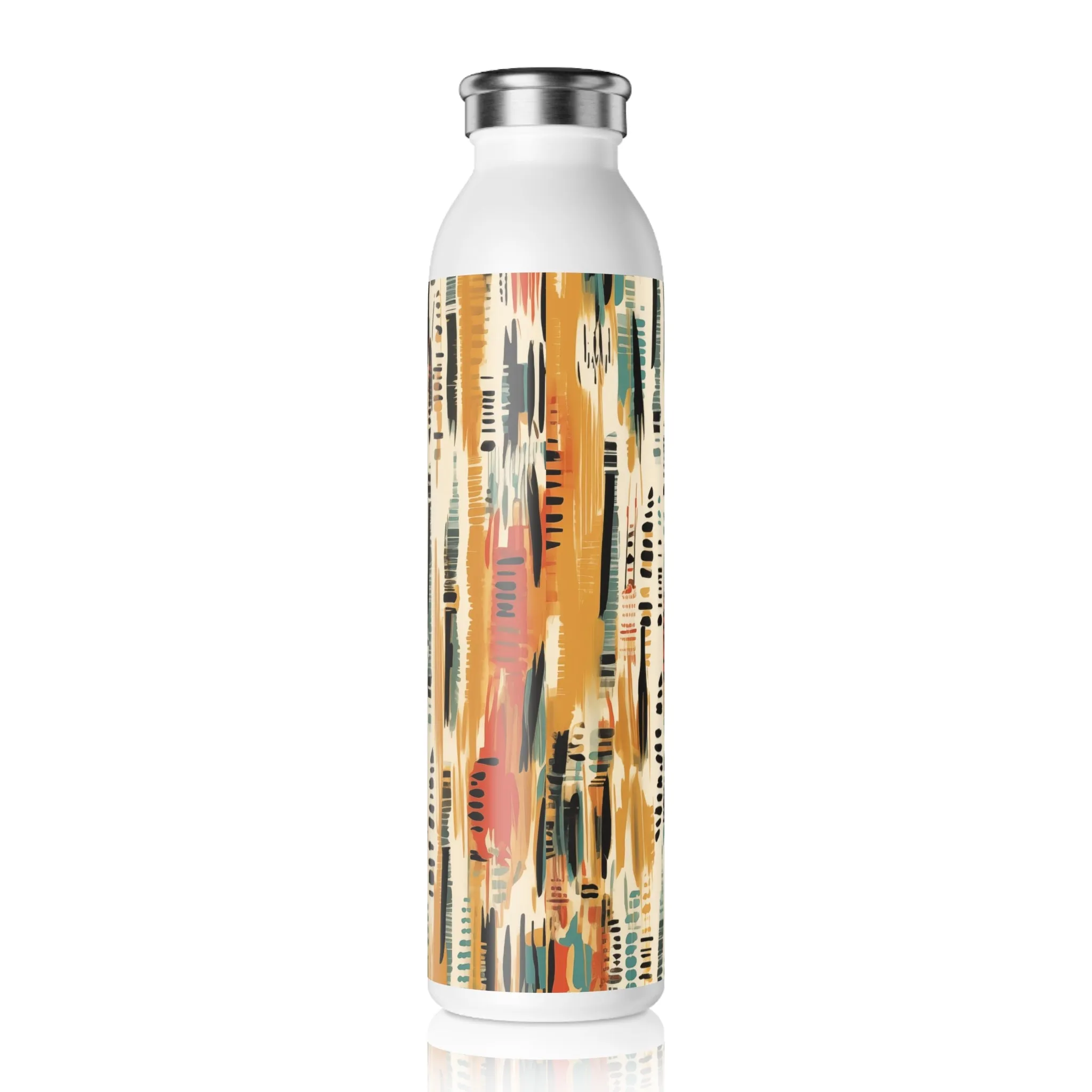 Slim Water Bottle - Arne Phalakasana Ikat