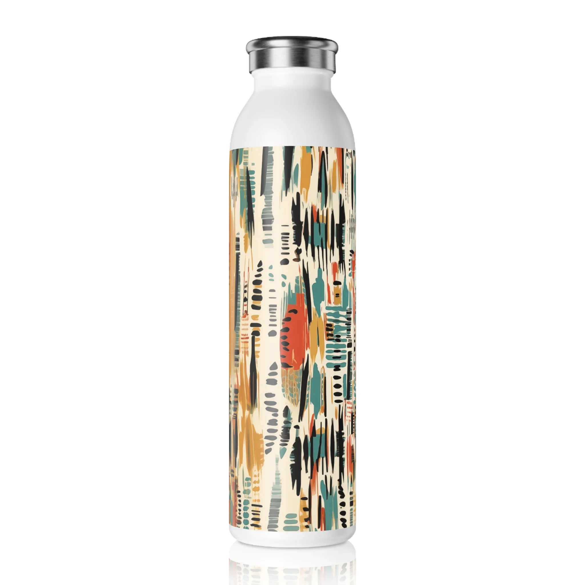 Slim Water Bottle - Arne Phalakasana Ikat