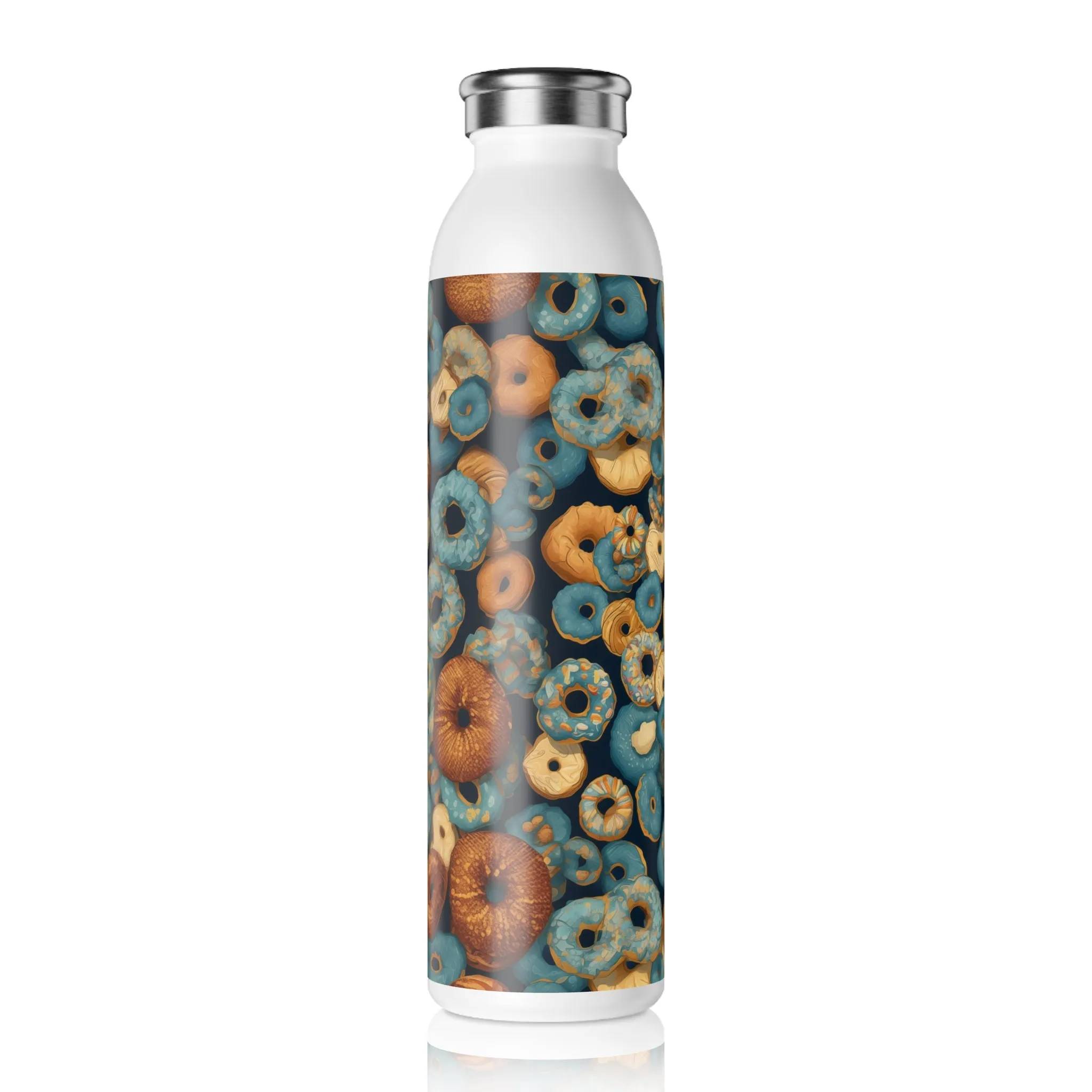 Slim Water Bottle - Astrid Vrksasana Anime Donuts