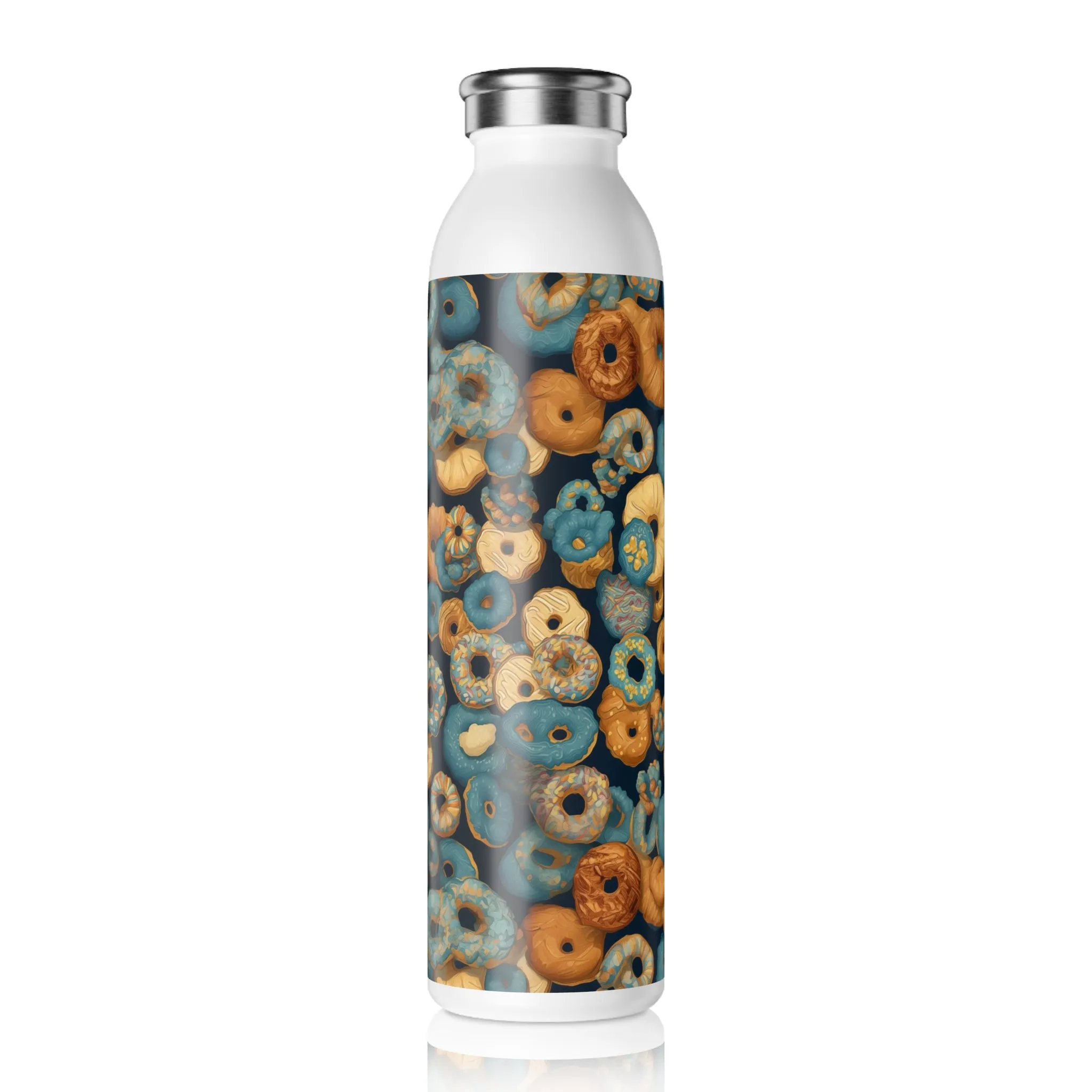 Slim Water Bottle - Astrid Vrksasana Anime Donuts