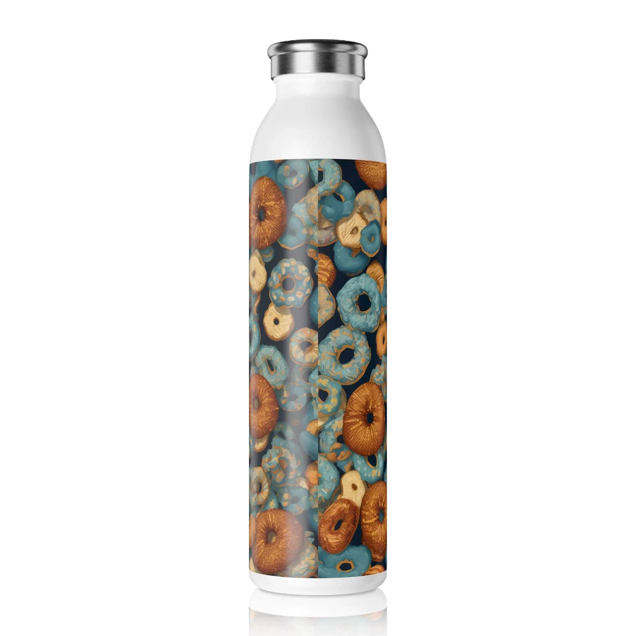 Slim Water Bottle - Astrid Vrksasana Anime Donuts