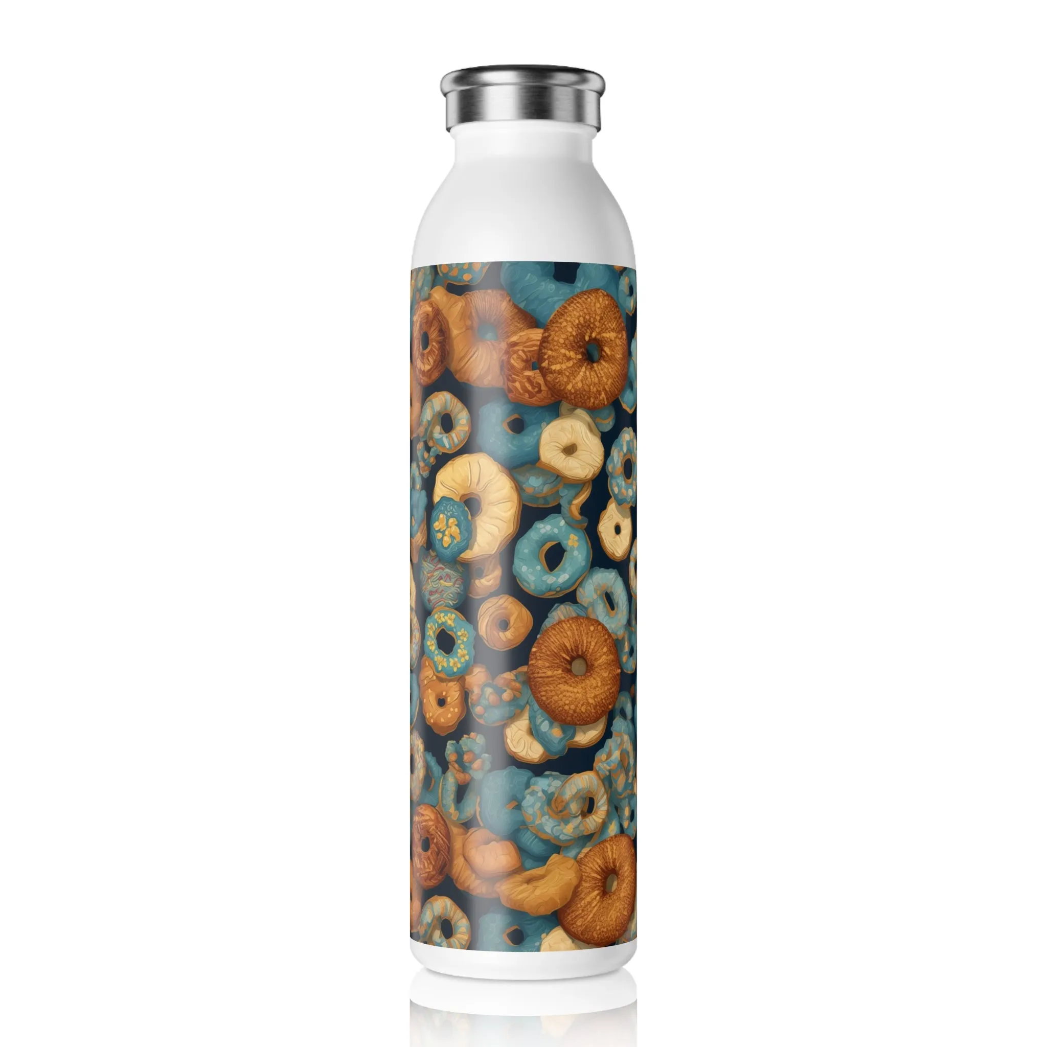 Slim Water Bottle - Astrid Vrksasana Anime Donuts