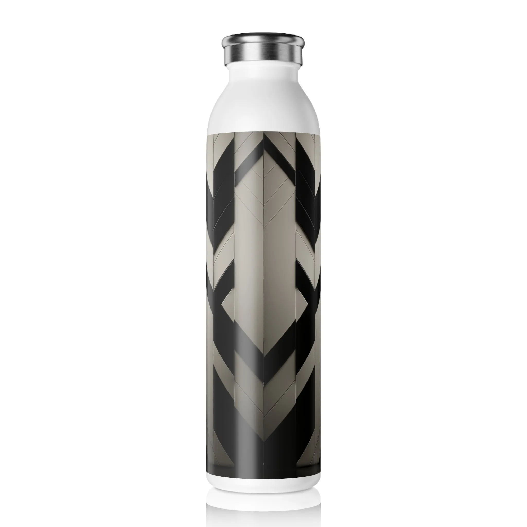 Slim Water Bottle - Chevrons for Aphrodite