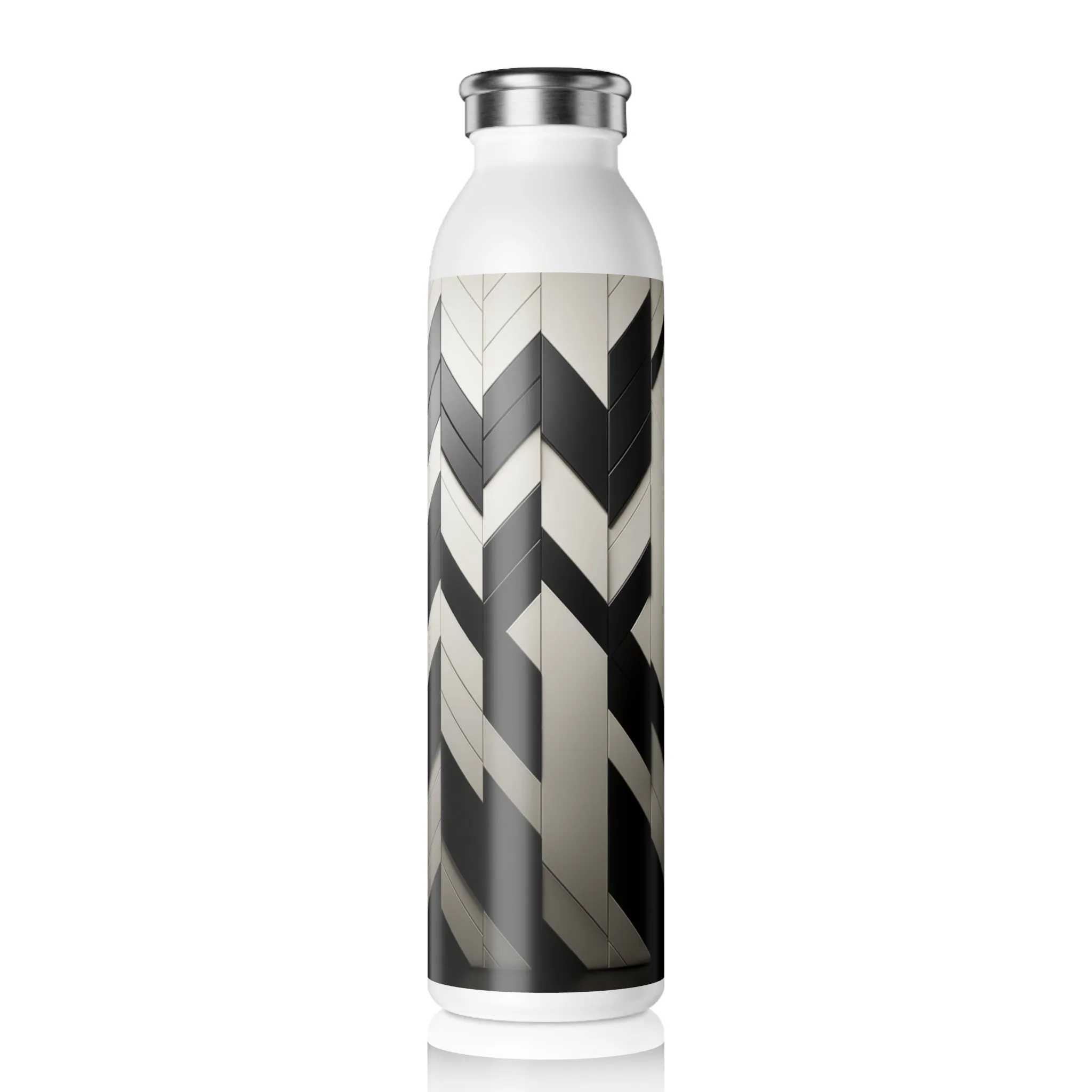 Slim Water Bottle - Chevrons for Aphrodite