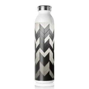 Slim Water Bottle - Chevrons for Aphrodite