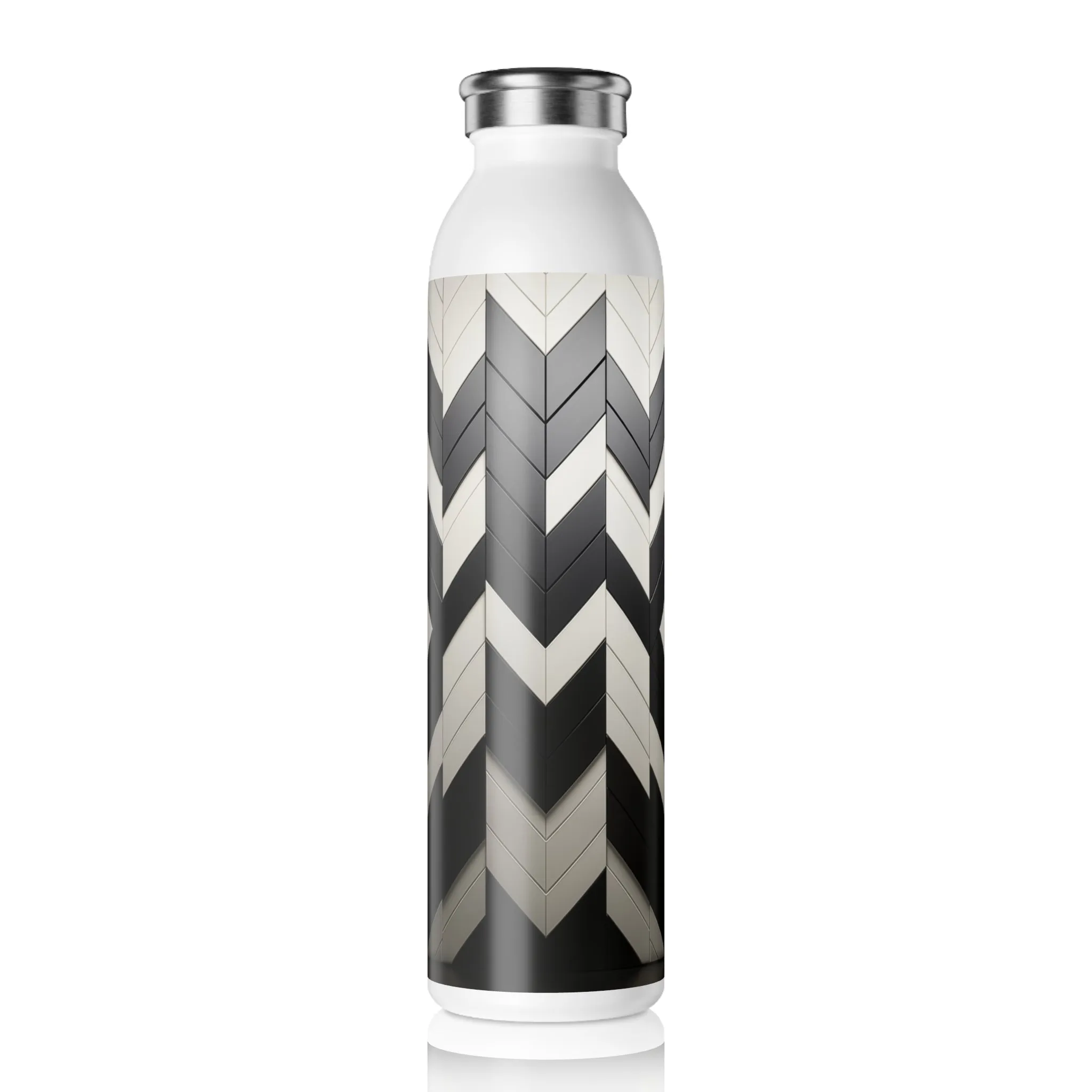 Slim Water Bottle - Chevrons for Aphrodite