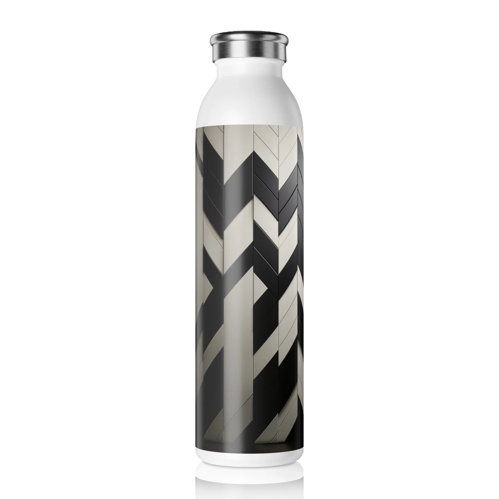 Slim Water Bottle - Chevrons for Aphrodite