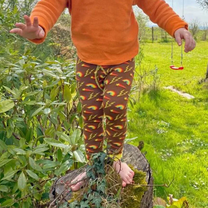 Slugs & Snails Footless Tights - New Retro