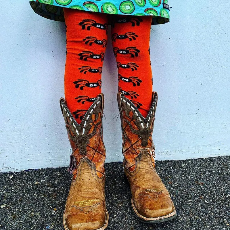 Slugs & Snails Tights - Spiders
