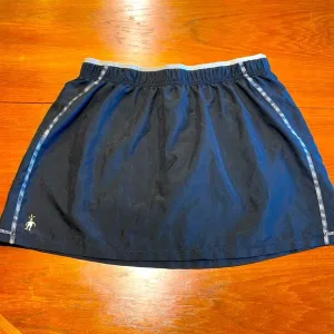 Smartwool PhD black tennis skirt with interior wool shorts Large