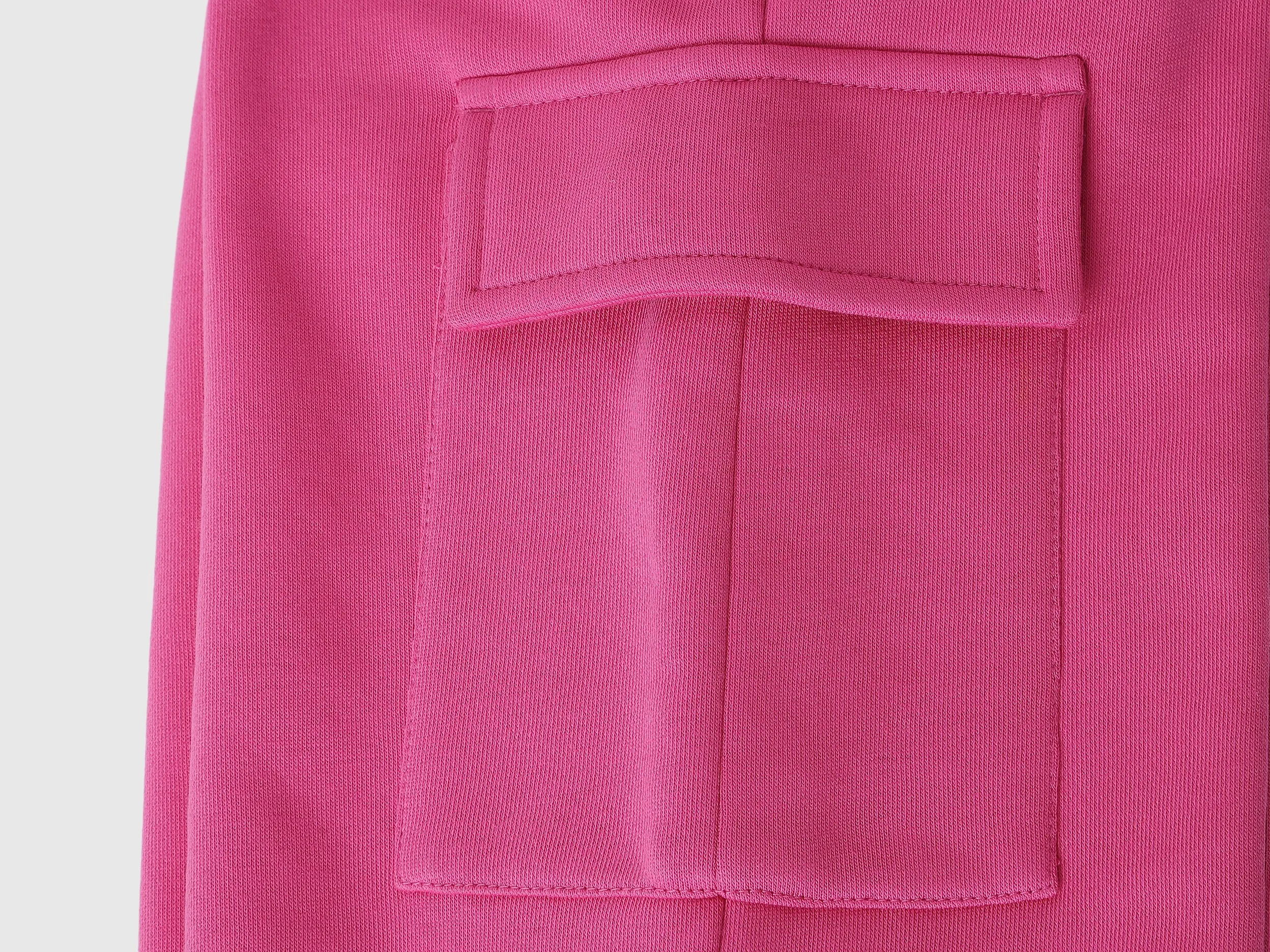 Solid Regular Fit Cargo Trousers