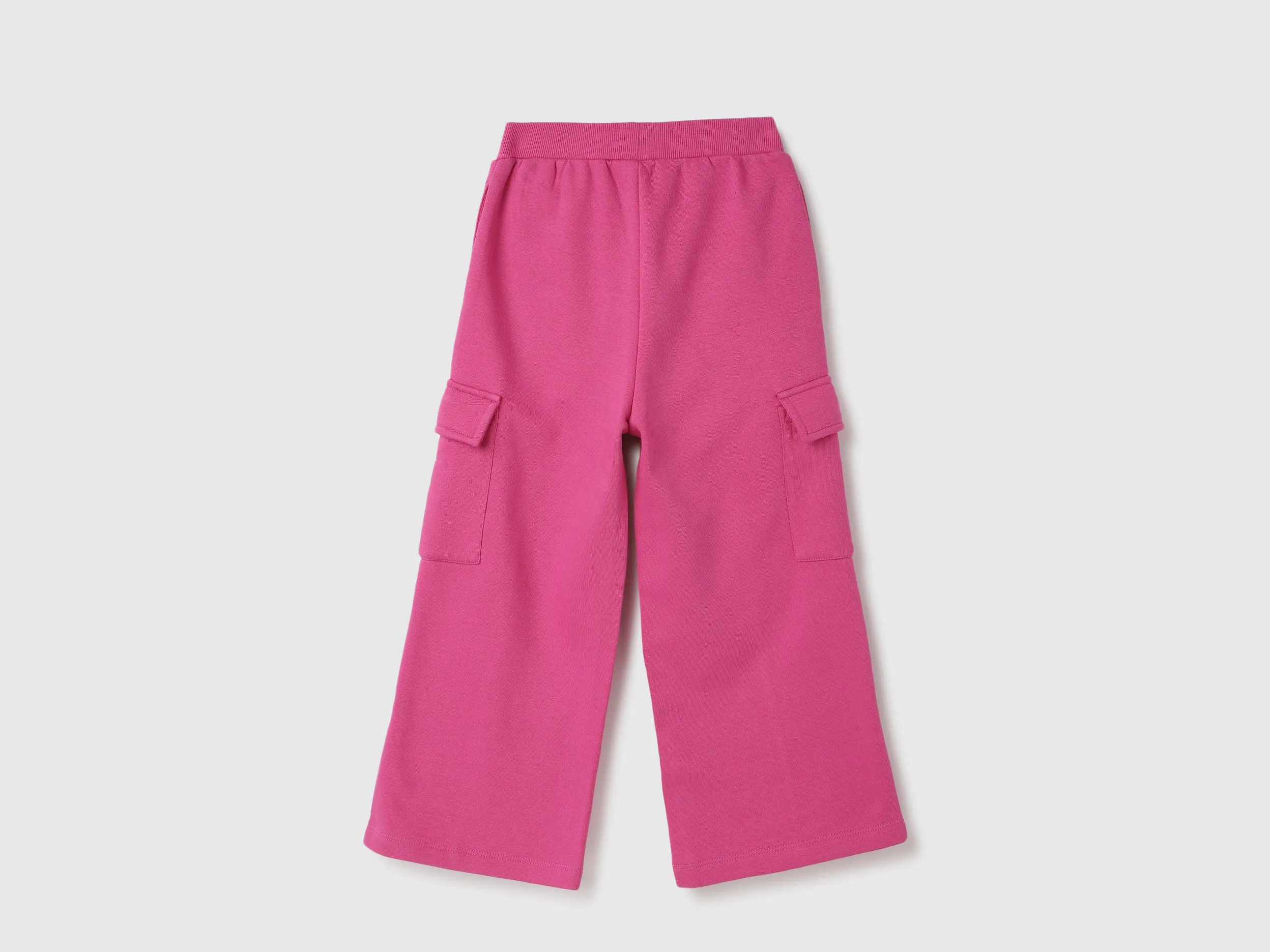 Solid Regular Fit Cargo Trousers