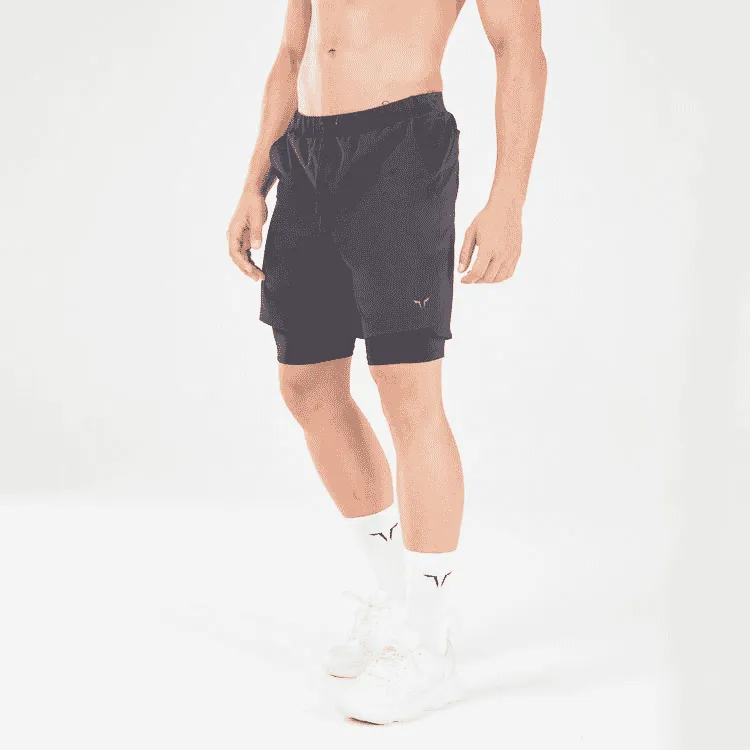 SQUATWOLF CORE 7 INCH 2-IN-1 WORDMARK SHORTS