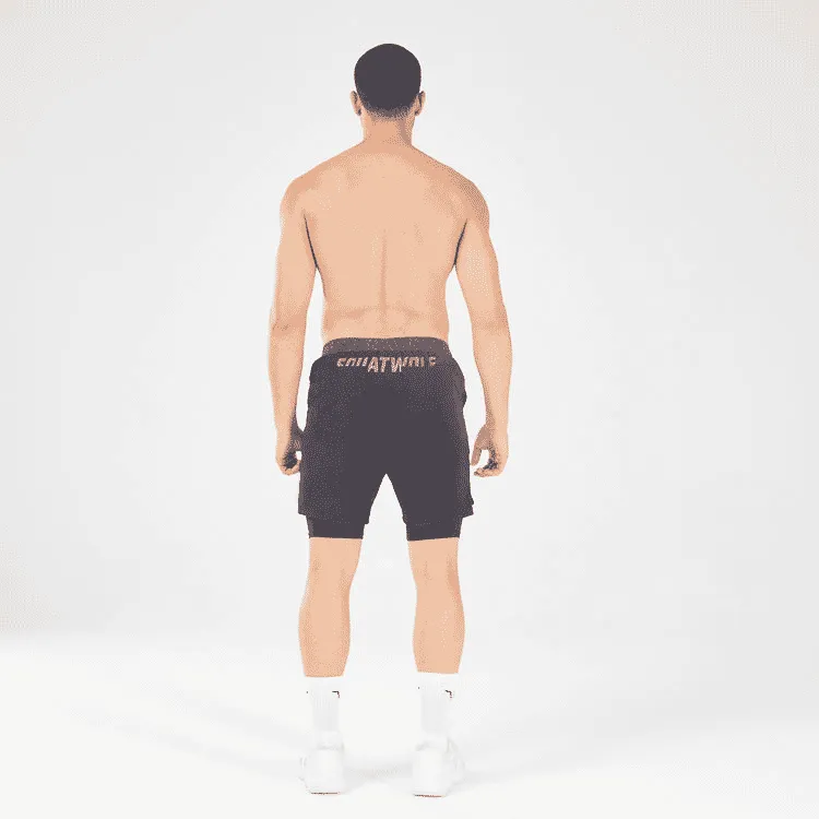 SQUATWOLF CORE 7 INCH 2-IN-1 WORDMARK SHORTS