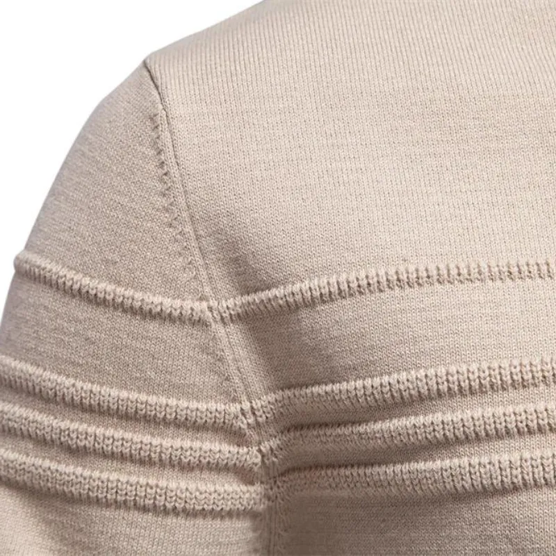 STEPHEN - CROSSHATCH CREW NECK SWEATER