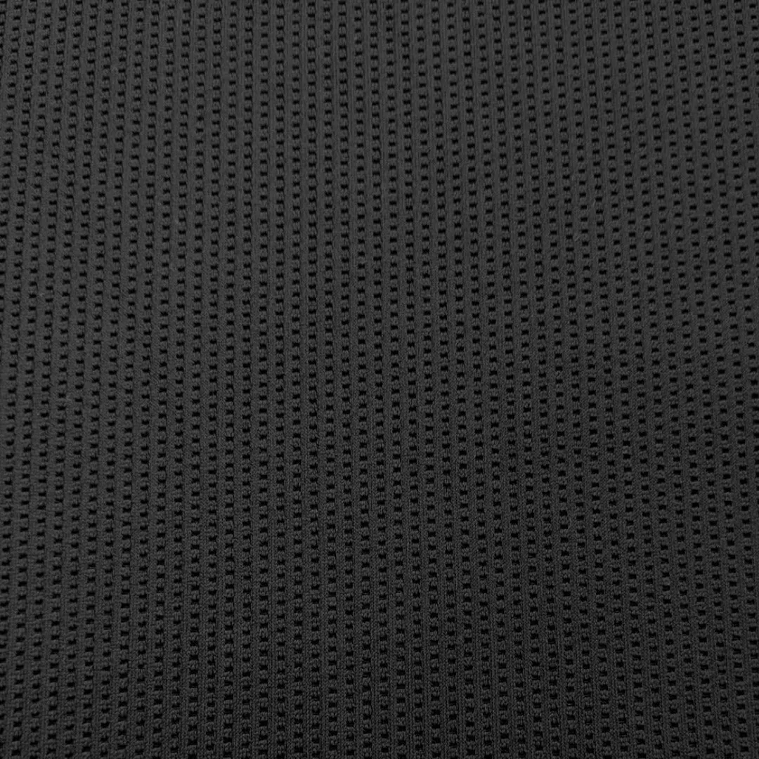 Stretch Eyelet Mesh Black
