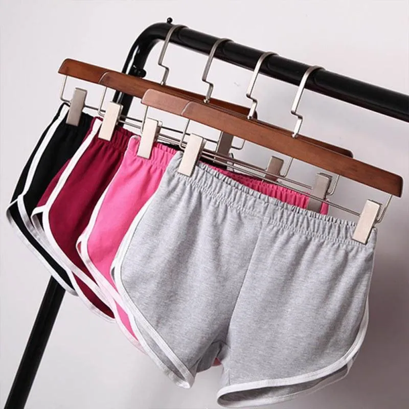 Striped Elastic Waist Shorts