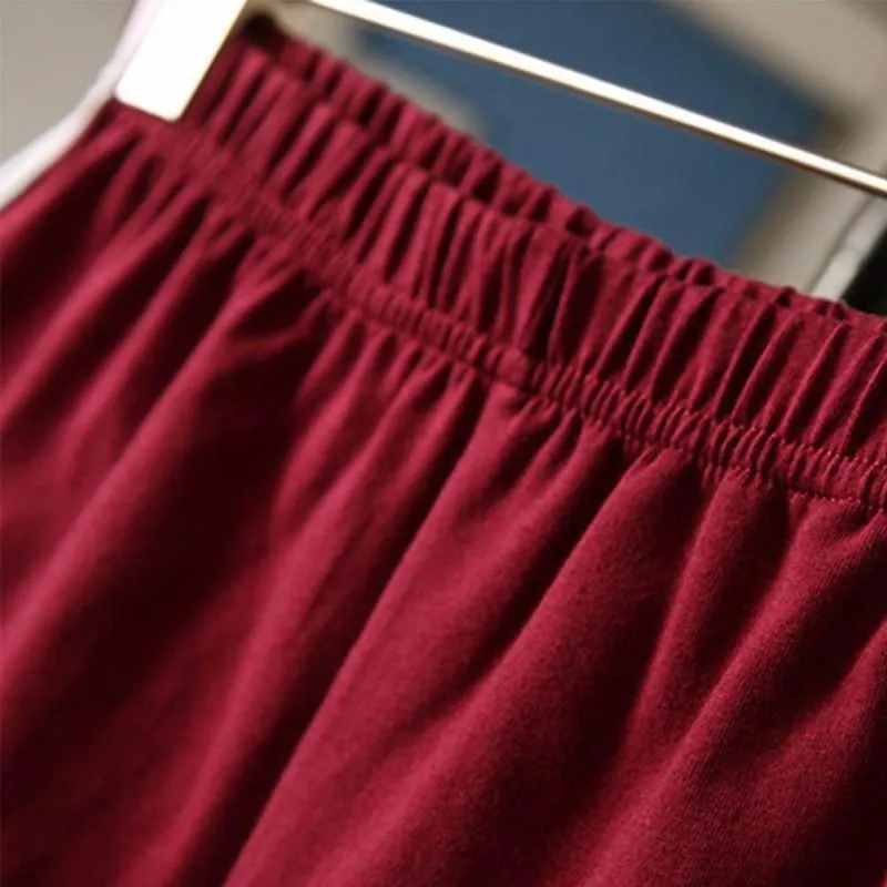 Striped Elastic Waist Shorts