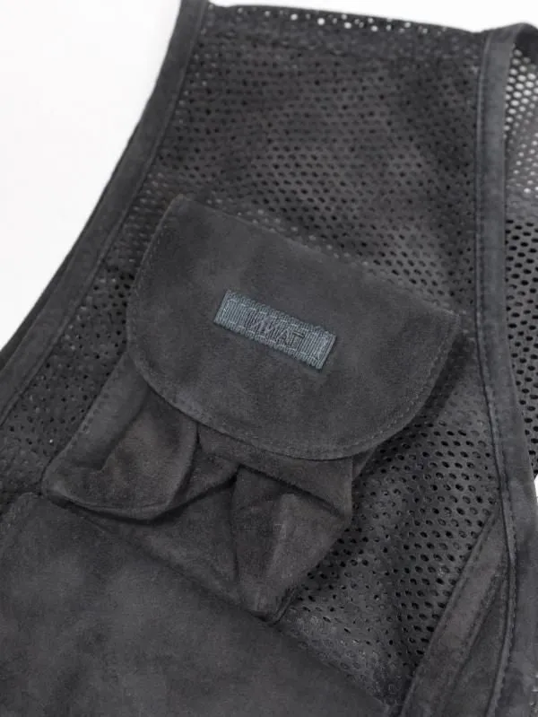 SUEDE MESH VEST
