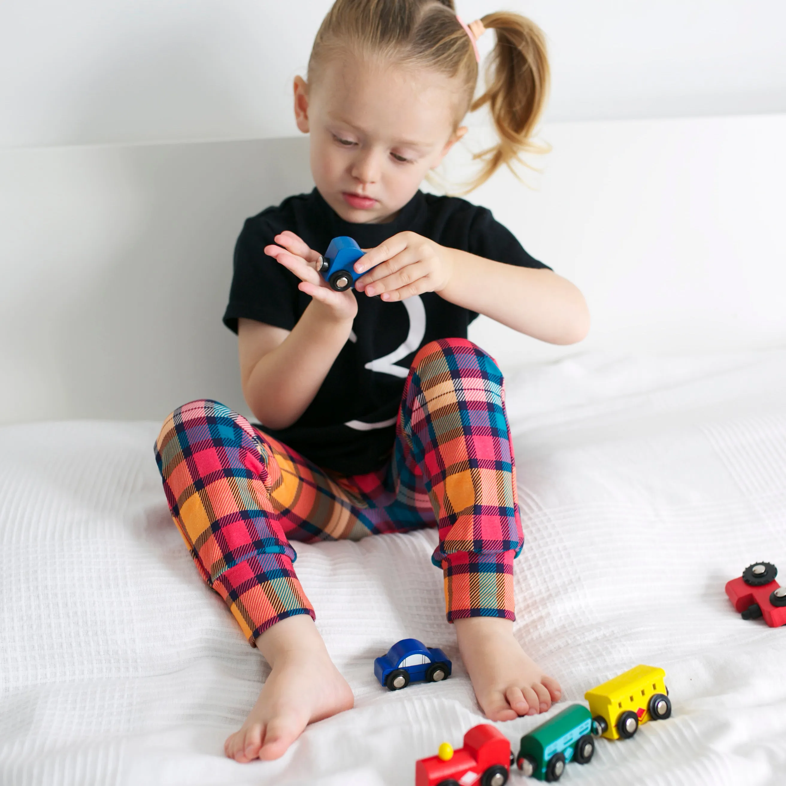 Sunset Tartan Leggings