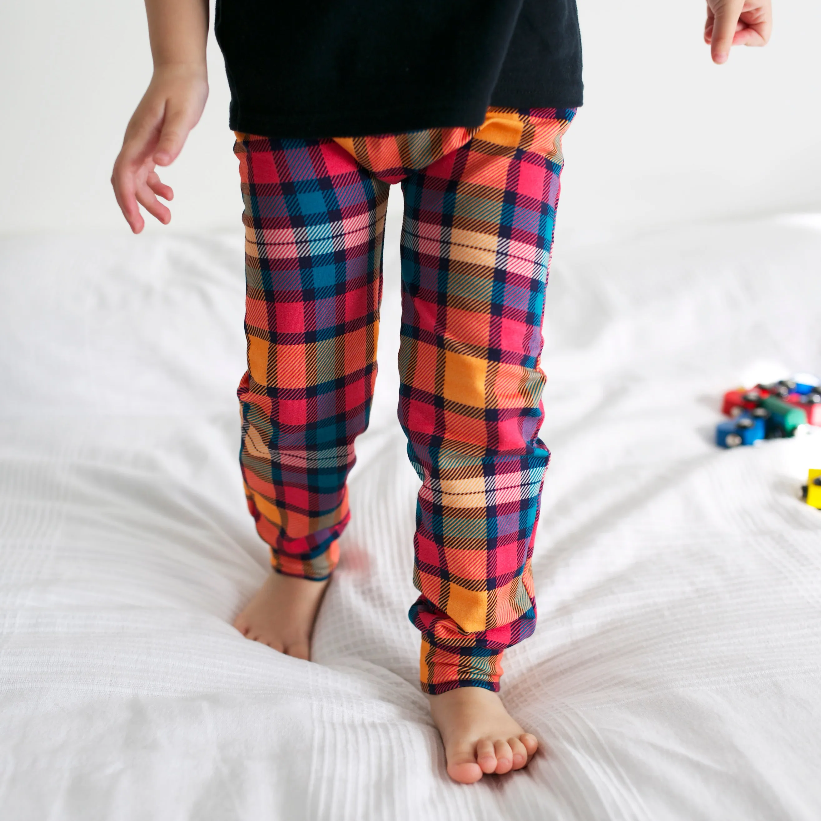 Sunset Tartan Leggings